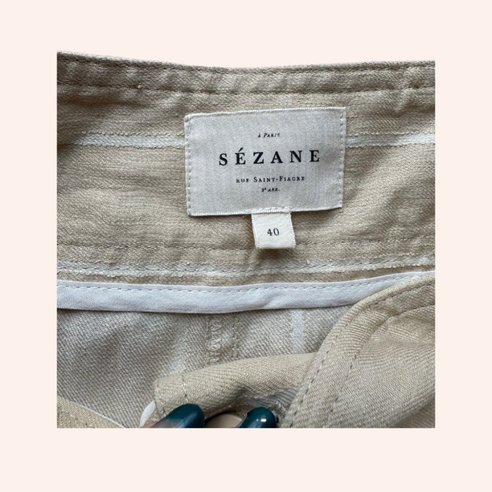 Sezane cream Blazer Shorts set - Picture 4 of 4